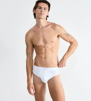 2-pack katoenen midislip/brief heren Ever Ease Biologisch katoen - Duurzaam ondergoed