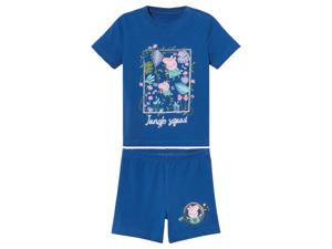 Korte kinder pyjama Peppa Pig (Blauw, 86/92)