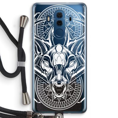 Oh Deer: Huawei Mate 10 Pro Transparant Hoesje met koord