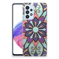 Samsung Galaxy A53 5G | TPU Case | Purple Flower