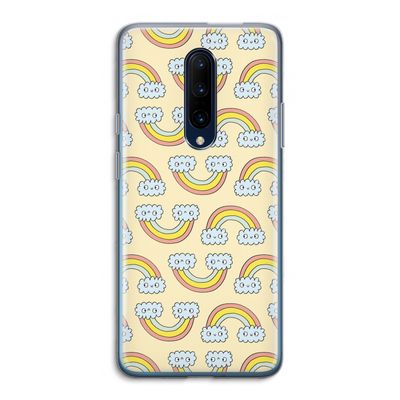 Regenboog: OnePlus 7 Pro Transparant Hoesje