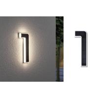 Paulmann 79842 4000870798423 Huisnummerlamp op zonne-energie Energielabel: G (A - G) 0.20 W Warmwit Zwart