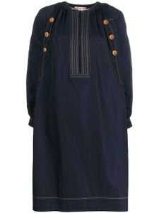 Givenchy robe à boutonnière croisée - Bleu