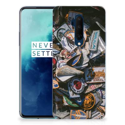 OnePlus 7T Pro | Siliconen hoesje | met foto Badges