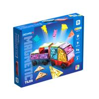 Geomag magnetische tegels edelstenen voertuigen set 24-delig Geomag magnetische tegels edelstenen voertuigen set 24-delig
