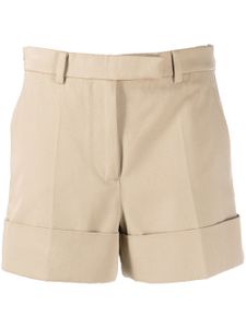 Thom Browne short en coton à languette signature - Tons neutres