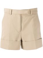 Thom Browne short en coton à languette signature - Tons neutres - thumbnail