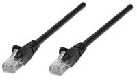 Intellinet 320740 RJ45 Netwerkkabel, patchkabel CAT 5e U/UTP 1.00 m Zwart 1 stuk(s) - thumbnail