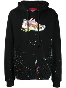 Mostly Heard Rarely Seen 8-Bit hoodie à imprimé baskets - Noir