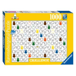 Ravensburger challenge puzzel nijntje, 1000st.