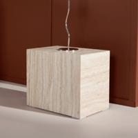 Nohr Bijzettafel 'Katiana' Travertinlook, 35 x 25cm