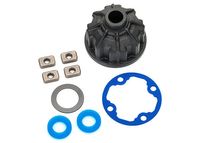 Carrier, differential (heavy duty)/ x-ring gaskets (2)/ ring gear gasket/ spacers (4)/ 12.2x18x0.5 PTW (TRX-8681)