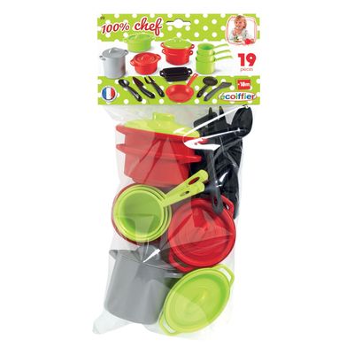 Ecoiffier 100% chef pannenset