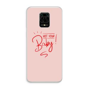 Not Your Baby: Xiaomi Redmi Note 10 Lite Transparant Hoesje