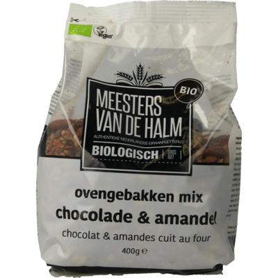 De Halm Ovengebakken mix chocolade en amandel bio