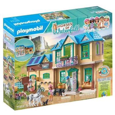PLAYMOBIL 71351 Waterfall Ranch - Paarden van de Waterfall - 264 onderdelen - Vanaf 5 jaar