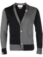 Thom Browne cardigan à col v - Bleu