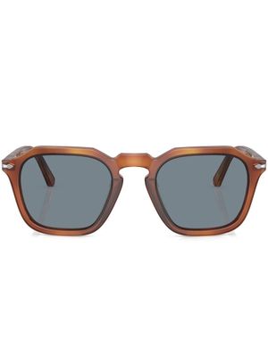 Persol lunettes de soleil à monture carrée - Marron