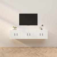 Tv-wandmeubels 3 st 57x34,5x40 cm wit