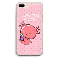 Love You A Lotl: iPhone 7 Plus Transparant Hoesje