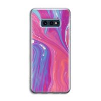 Paarse stroom: Samsung Galaxy S10e Transparant Hoesje Paarse stroom: Samsung Galaxy S10e Transparant Hoesje