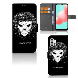 Telefoonhoesje met Naam Samsung Galaxy A32 5G Skull Hair