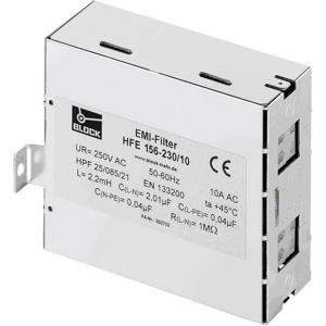 Block HFE 156-230/12 HFE 156-230/12 Radio-ontstoringsfilter 250 V/AC 12 A (b x h) 45 mm x 110 mm 1 stuk(s)