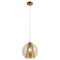 Searchlight Gouden hanglampConio met glas - 8271SB Searchlight Gouden hanglampConio met glas - 8271SB