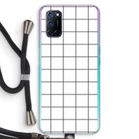Rooster: Oppo A92 Transparant Hoesje met koord