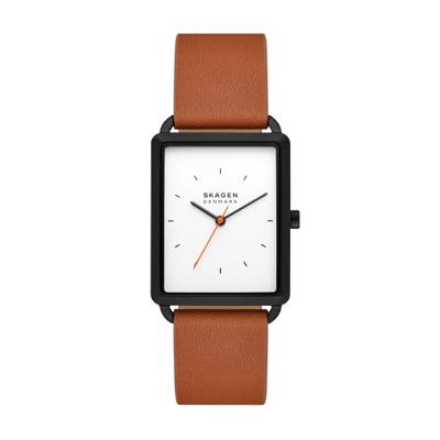 Horlogeband Skagen SKW6929 Leder Bruin 20mm
