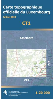 Topografische kaart CT01 CT LUX Asselborn | Topografische dienst Luxemburg