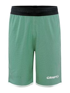 Craft 1911117 Progress Rev. Basket Shorts Jr - Team Green/White - 122/128