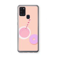 Donut: Samsung Galaxy A21s Transparant Hoesje
