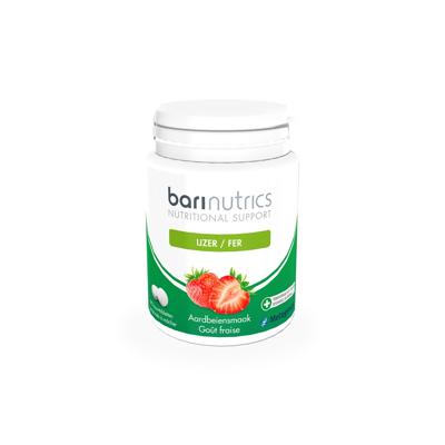 Metagenics Barinutrics IJzer Aardbeiensmaak 90Tabletten