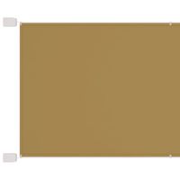 Luifel verticaal 60x420 cm oxford stof beige - thumbnail