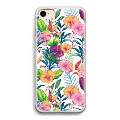 Tropisch 2: iPhone 7 Transparant Hoesje