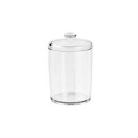 iDesign - Voorraadpot met Deksel, Klein, 20.3 x 9.5 x 8.6 cm, Transpar