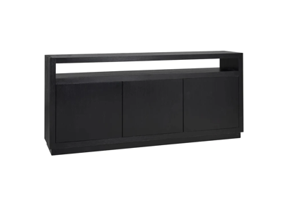 Dressoir Oakura zwart - 3 deuren