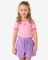 HEMA Kinder T-shirt rib fruit roze (roze)
