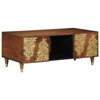 Salontafel Honingbruin 100 x 54 x 40 cm massief mangohout