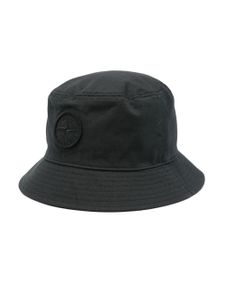 Stone Island Junior bob à patch Compass - Noir