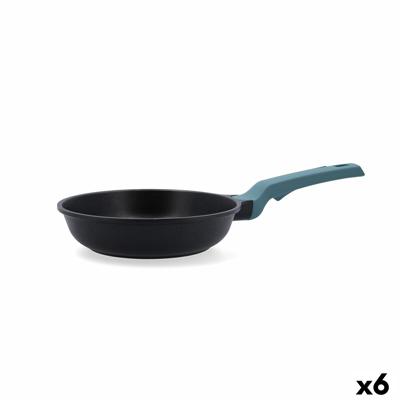 Pan Quid Confort Blauw Metaal Ø 22 cm (6 Stuks)