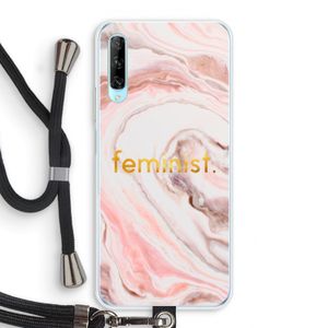 Feminist: Huawei P Smart Pro Transparant Hoesje met koord