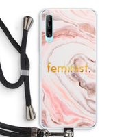 Feminist: Huawei P Smart Pro Transparant Hoesje met koord