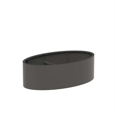 Adezz: Aluminium Ellipse AEL3 Plantenbak - Aluminium