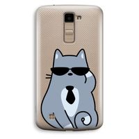 Cool cat: LG K10 (2016) Transparant Hoesje