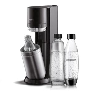 SodaStream DUO black Zwart, Roestvrijstaal