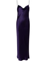 Dorothee Schumacher robe Charmeuse en soie - Violet