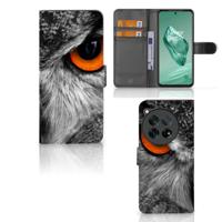 OnePlus 12 | Telefoonhoesje | Met pasjeshouder | Uil