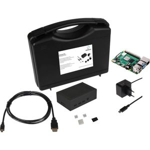 Renkforce Advanced Set Raspberry Pi 4 B 8 GB 4 x 1.5 GHz Incl. behuizing, Incl. netvoeding, Incl. HDMI-kabel, Incl. Noobs OS, Incl. koellichaam